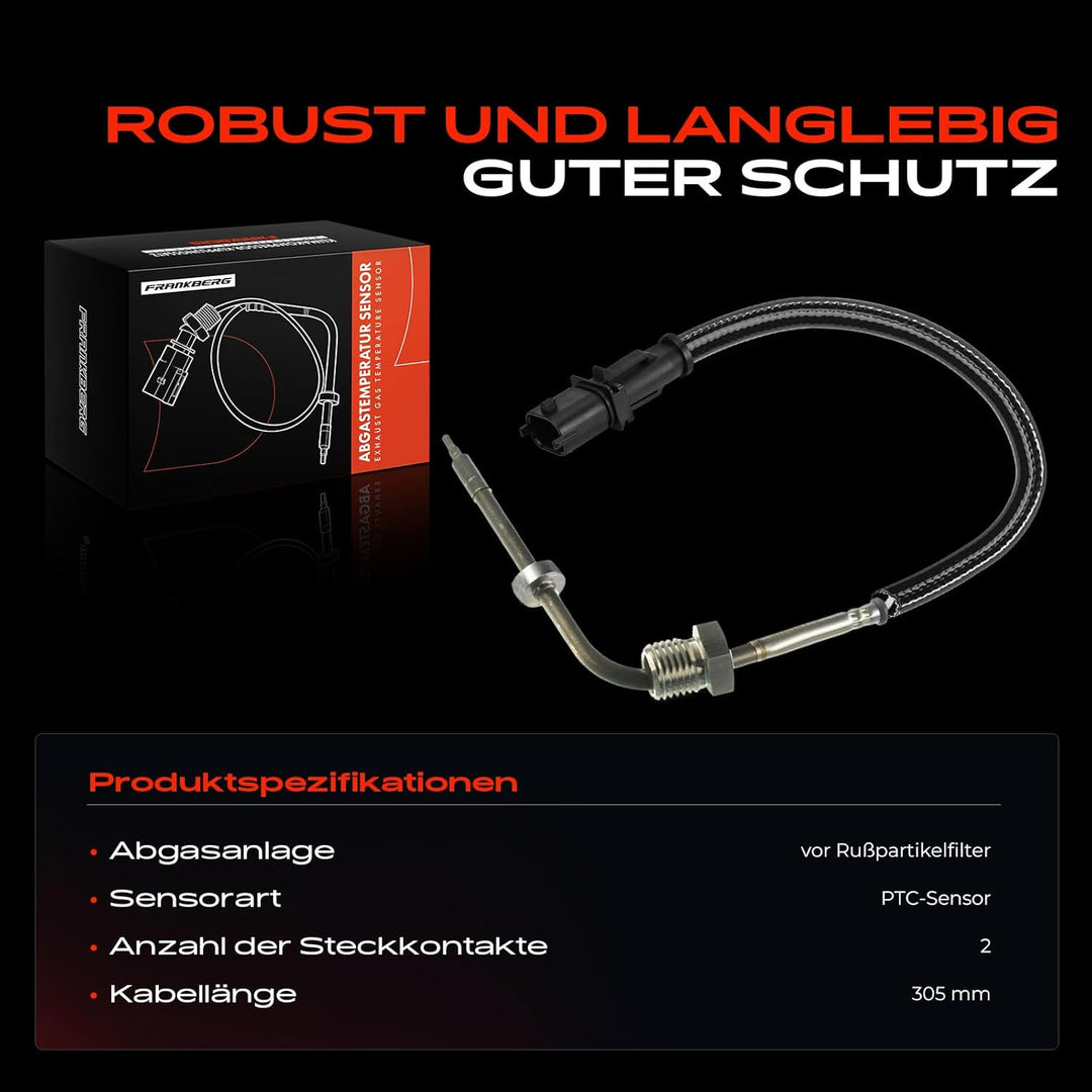 Abgastemperatursensor für Malibu Astra/Astra J Cascada Insignia Zafira C 9-5 2.0L Diesel 2008-2018 7