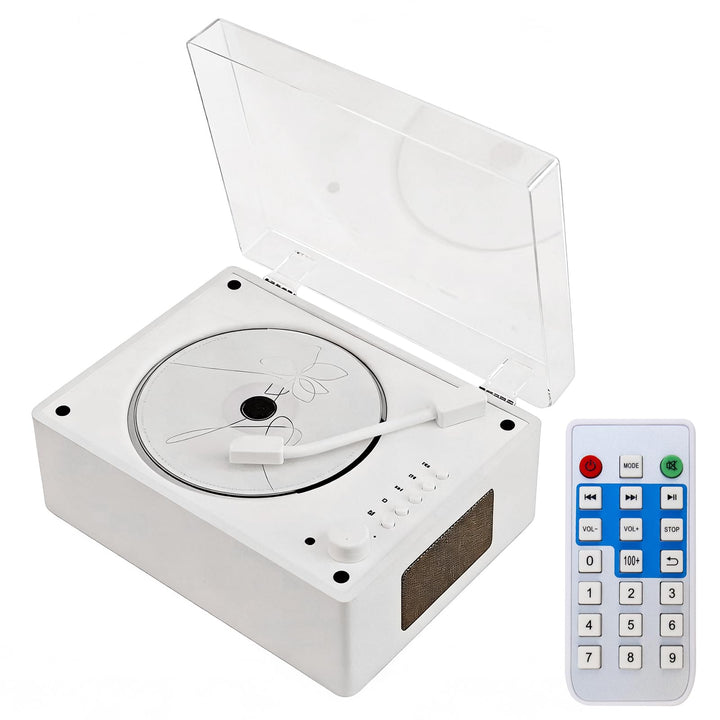 JAOGAUS CD Player, Bluetooth 5.4 Desktop CD Player, Tragbarer CD Player mit HiFi Lautsprechern, Fern