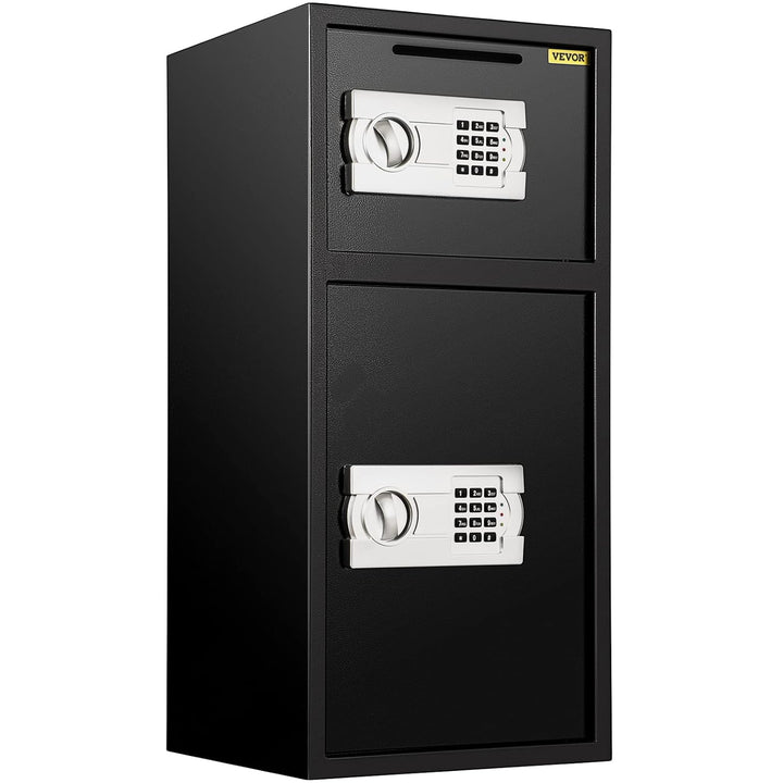 BuoQua Elektronikschloss Tresor 4MM Doppel- Stahltür Sicherheitsschrank Mit Zahlenschloss Möbeltreso