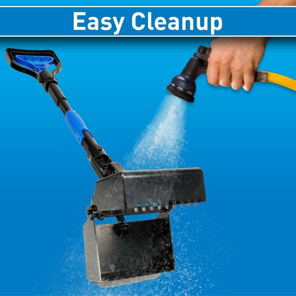 OUT! Einhändige, leicht zu drücken Hund Poop Scoop Scoop