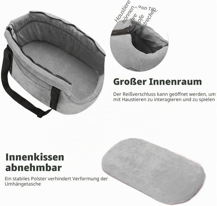PETCUTE Transporttasche mit Schultergurt für Hunde, für Reisen, für Hunde und Katzen, kleine Haustie
