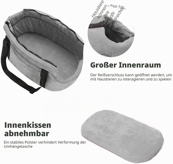 PETCUTE Transporttasche mit Schultergurt für Hunde, für Reisen, für Hunde und Katzen, kleine Haustie