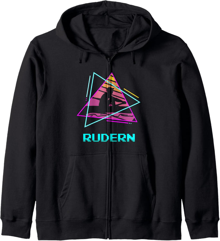 Retro Vintage Classic Rudern Ruderer Kapuzenjacke