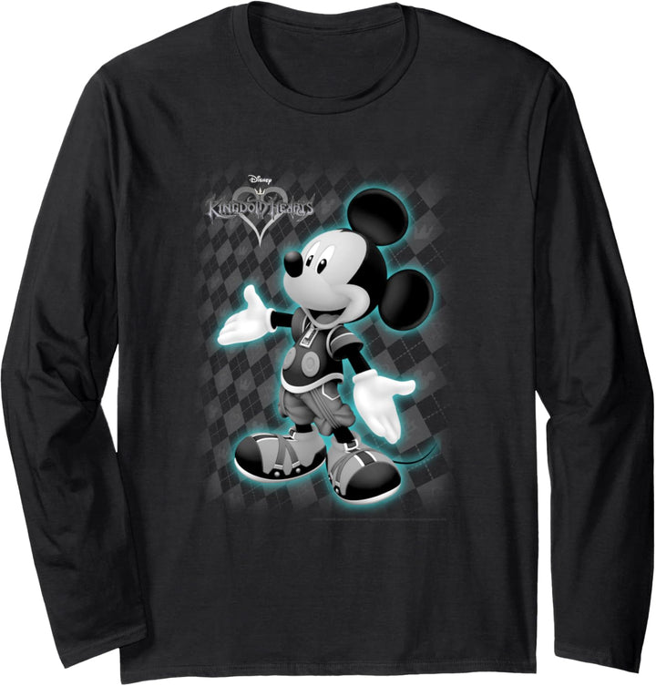 Disney Kingdom Hearts Mickey Mouse Portrait Langarmshirt