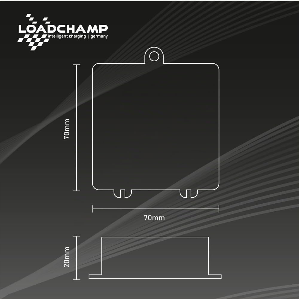 Loadchamp Batterie Ladungsausgleicher Ausgleichslader Balancer 24V 36V 48V Solar Akku Single, Single