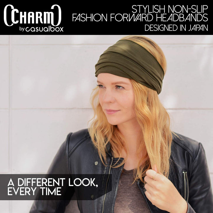 Dünnes Lauf Stirnband Sport Haarband Herren, Bandana Damen Sommer Japanische Mode Lang, Loop Tuch Zu