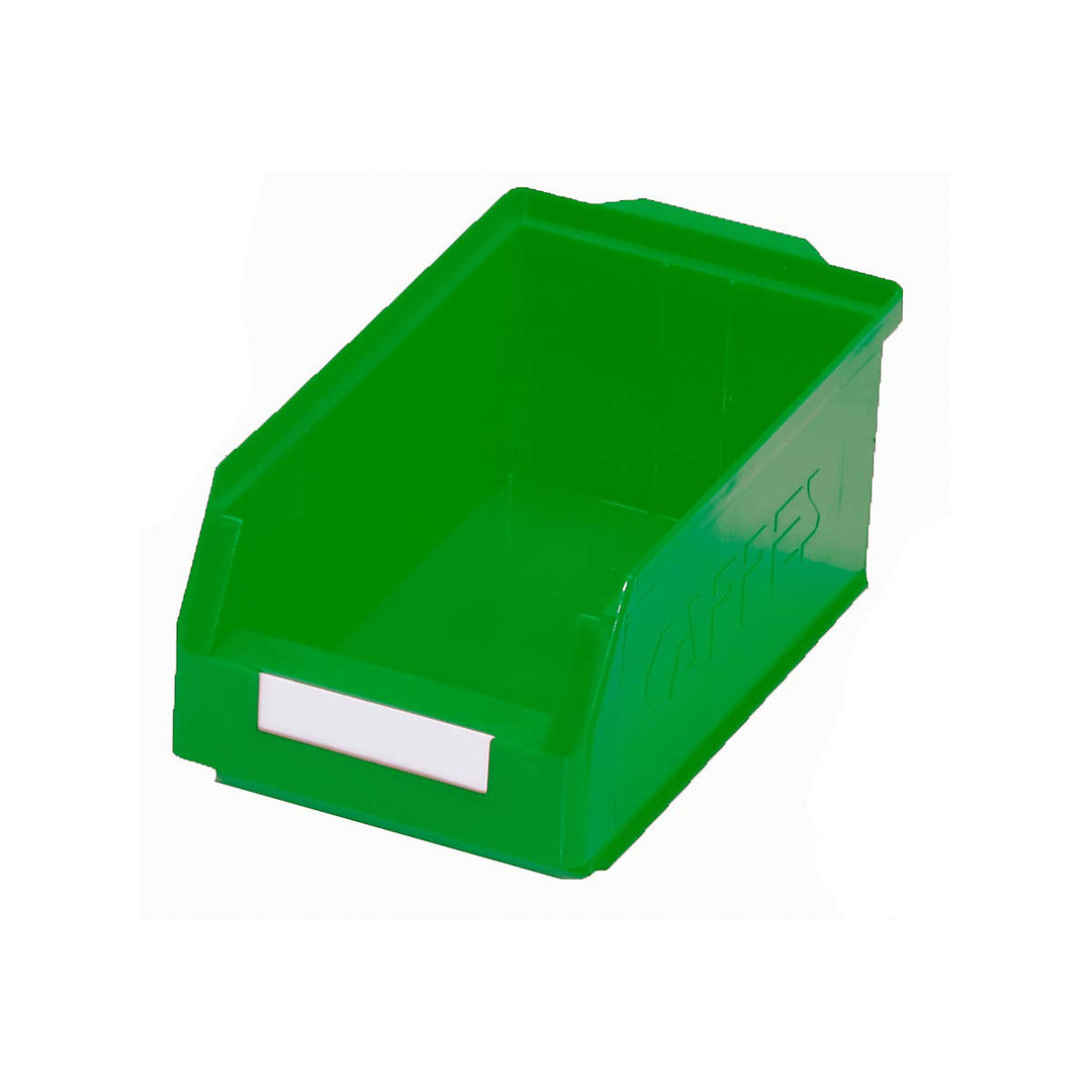 Sichtlagerkasten L350xB200xH150mm PE grün KAPPES