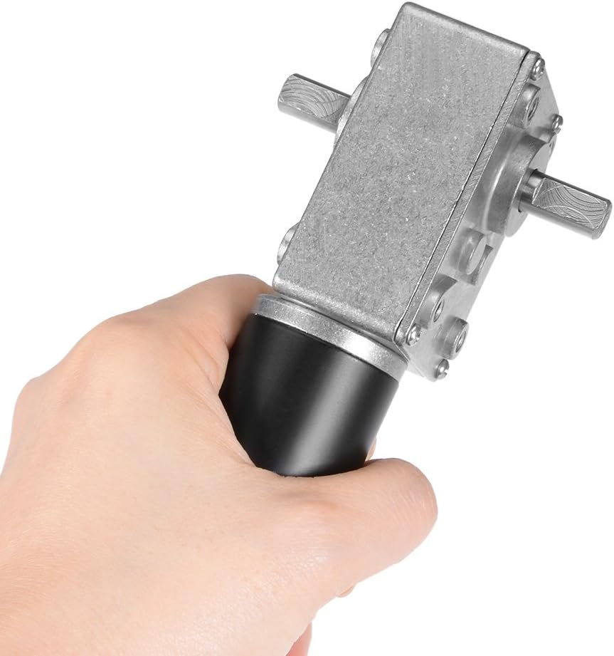 sourcing map Wurm Zahnrad DC 12V 30RPM hoher Drehmoment Geschwindigkeit Reduzierungs Motor, 12V 30RP