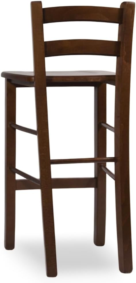 Ok Affarefatto Maddaloni Hocker aus Massivholz für Pub Pizzeria Casa H 67 cm vom Erde neu montiert