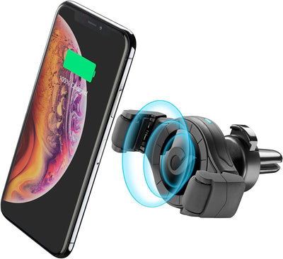 cellularline | Spin Air Roll - Universale Wireless | Smartphonehalterung für das Auto mit kabelloser