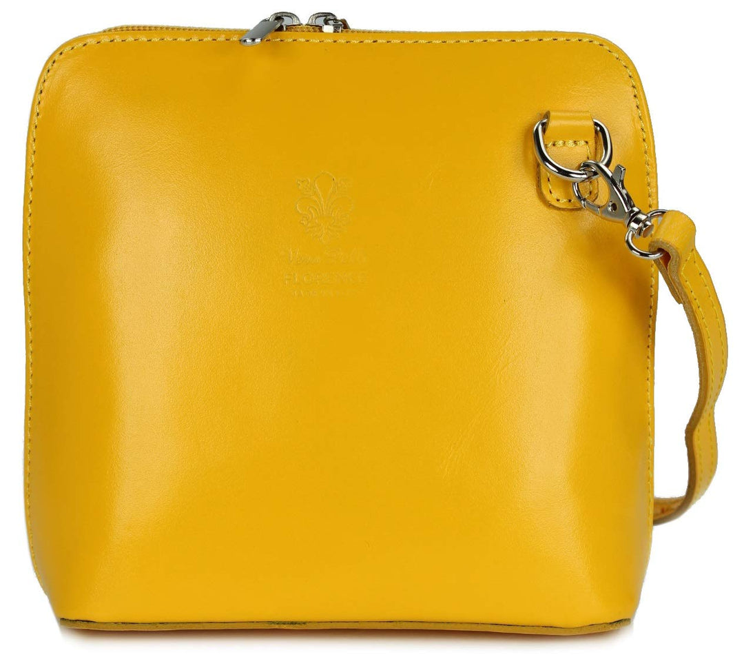 Belli italienische Ledertasche Damen Umhängetasche klein Handtasche Schultertasche Abendtasche in ge