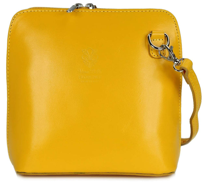 Belli italienische Ledertasche Damen Umhängetasche klein Handtasche Schultertasche Abendtasche in ge