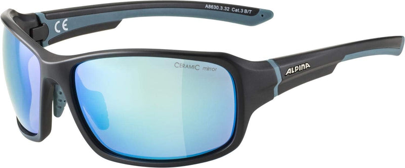 ALPINA LYRON - Verspiegelte und Bruchsichere Sport- & Fahrradbrille Mit 100% UV-Schutz Für Erwachsen