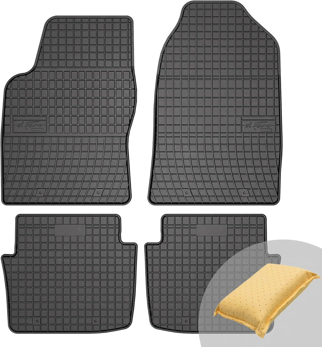 FROGUM EL Toro Gummimatten Ganzjähriges-Set von Autofussmatte Auto Fussmatten für Saab 9-5 I YS3E 19