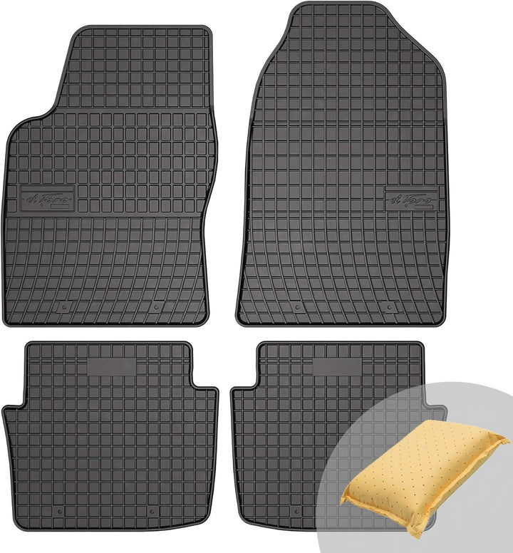 FROGUM EL Toro Gummimatten Ganzjähriges-Set von Autofussmatte Auto Fussmatten für Saab 9-5 I YS3E 19