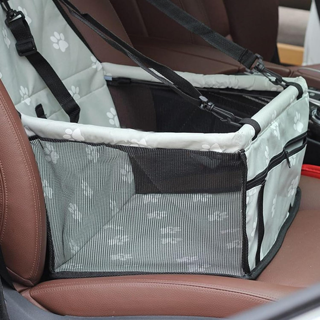 Extra Stabiler Hunde Autositz: 40 * 32 * 22cm Wasserdicht Atmungsaktiv Hundeautositz mit Sicherheits