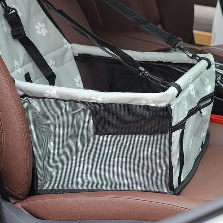 Extra Stabiler Hunde Autositz: 40 * 32 * 22cm Wasserdicht Atmungsaktiv Hundeautositz mit Sicherheits