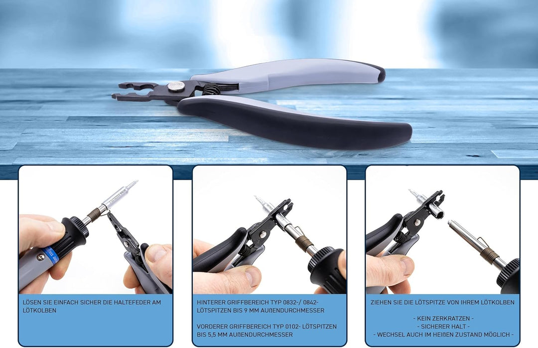 ERSA Zange für Lötspitzenwechsel 3ZT00164 Single, Single
