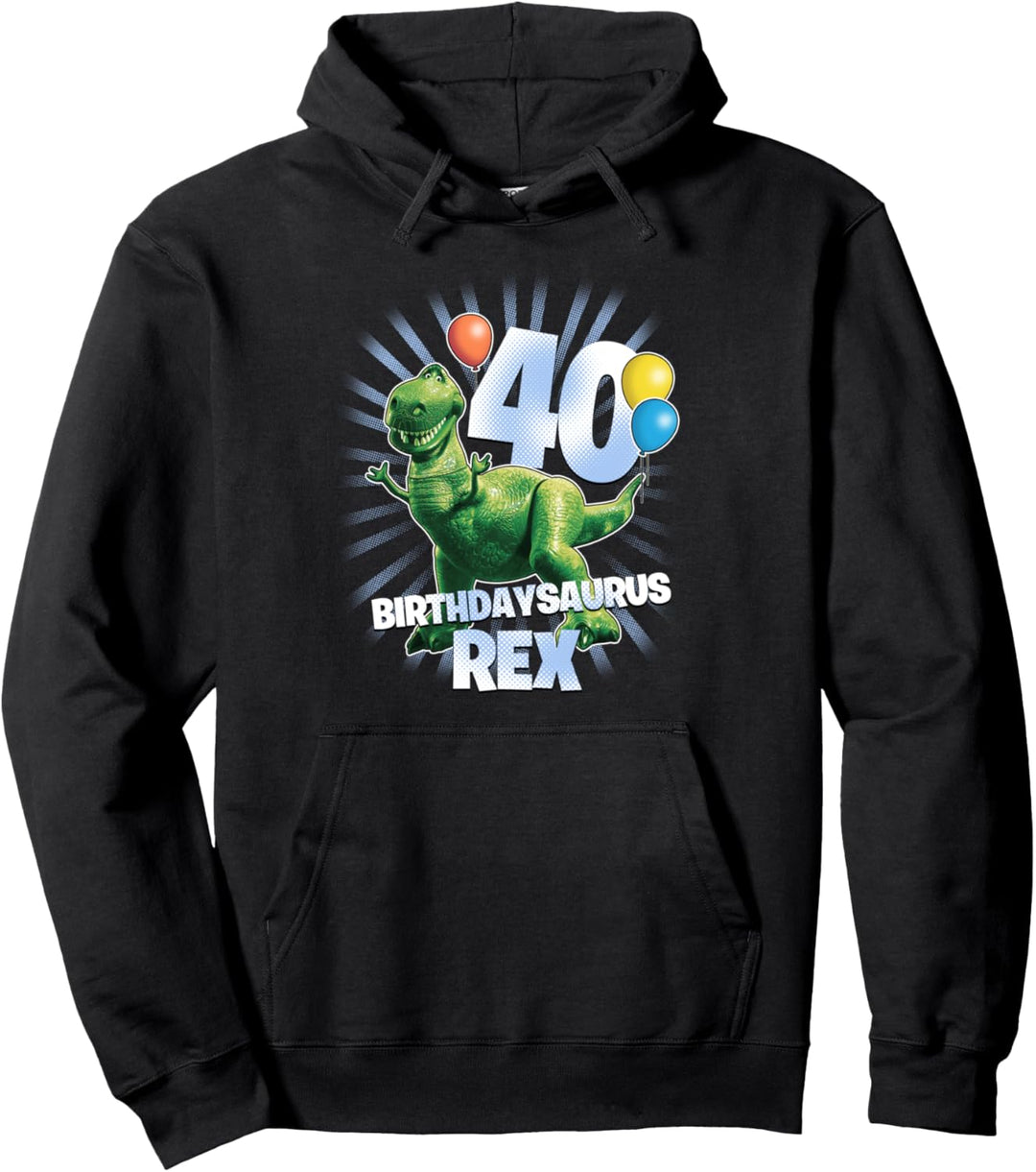 Disney Pixar Toy Story Birthdaysaurus Rex 40th Birthday Pullover Hoodie