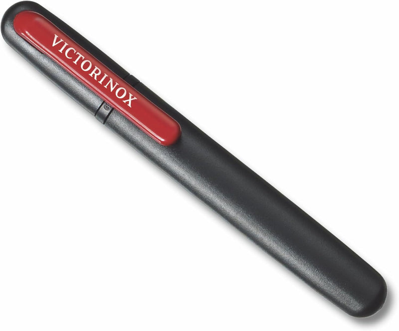 Victorinox Dual-Messerschärfer Outdoor, für Schweizer Taschenmesser, Schleifstein klein, schwarz One