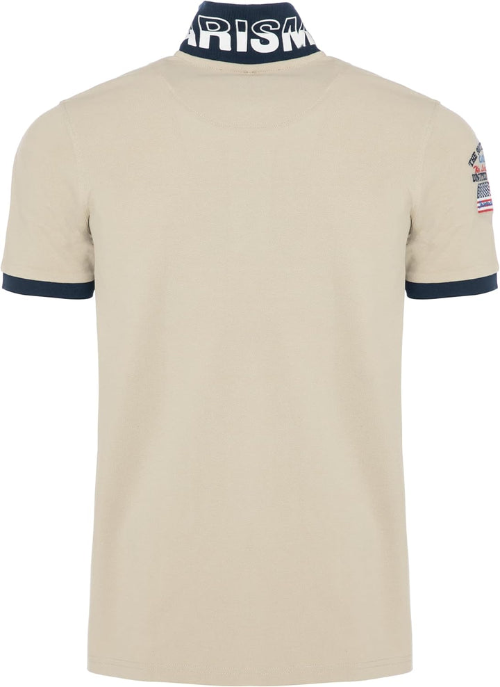 Carisma Kurzarm Poloshirt für Herren 100% Baumwolle ? Herren Polo Shirt mit Stickerei ? Angenehmes R