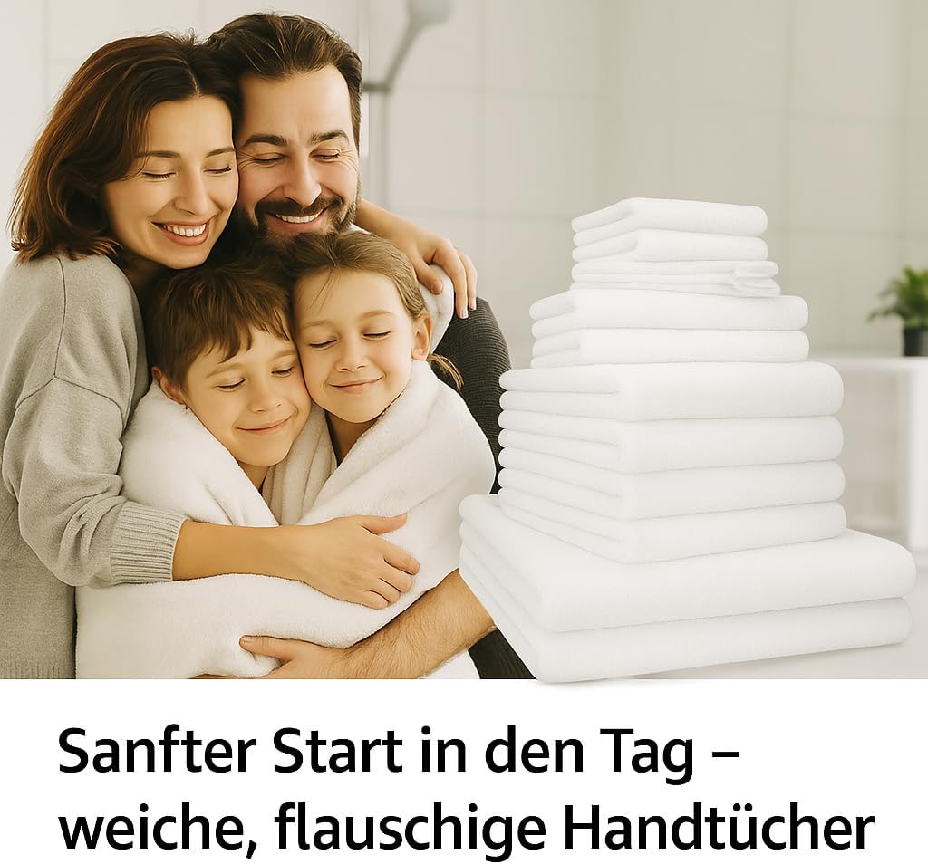 Betz Handtuch 6er Pack Handtücher Set Berlin Grösse 50x100 cm 100% Baumwolle - gut trocknend, leicht