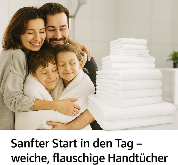 Betz Handtuch 6er Pack Handtücher Set Berlin Grösse 50x100 cm 100% Baumwolle - gut trocknend, leicht