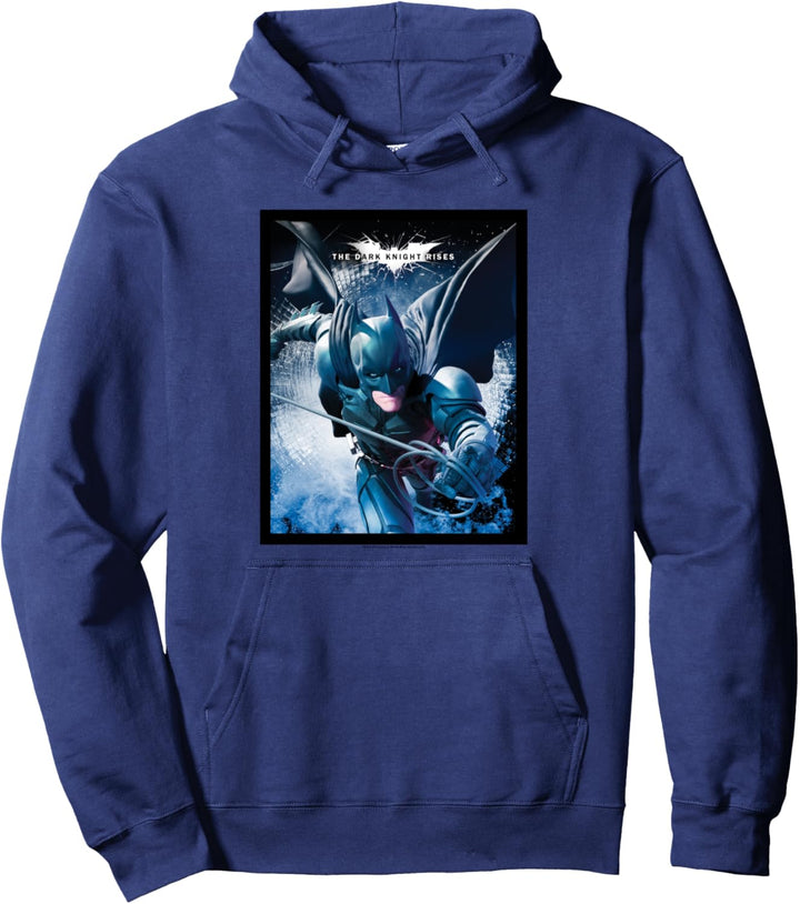 Batman Dark Knight Rises Swing Into Action Pullover Hoodie