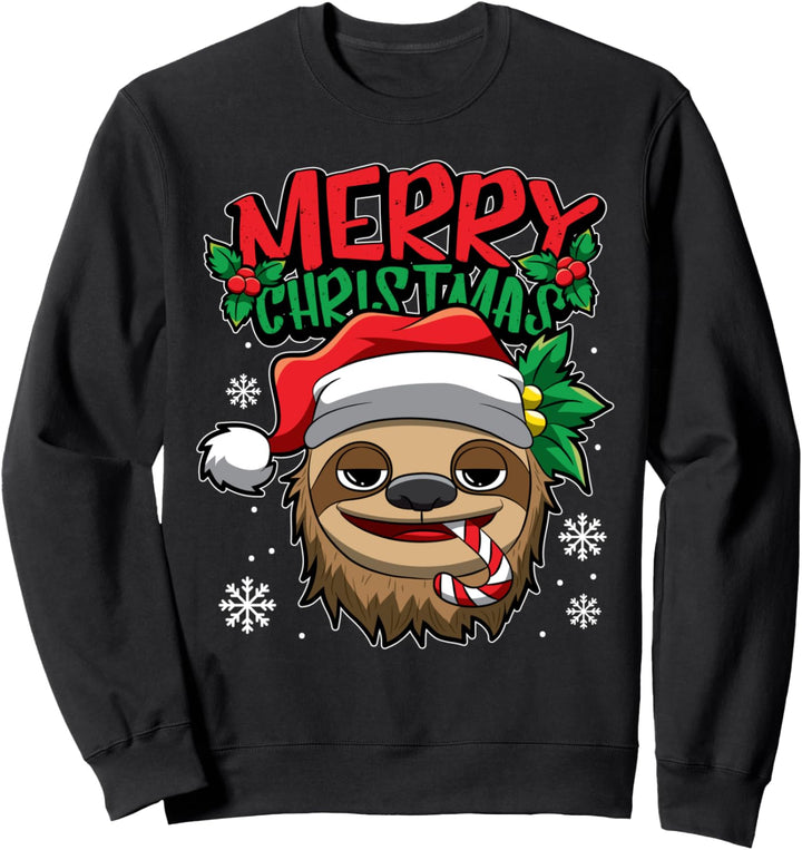 Weihnachtsfaultier - Süsse Weihnachtstiere Sweatshirt