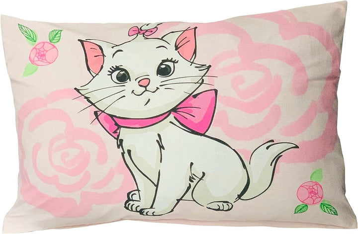 Bettbezug für Babys, 100 x 135 cm und Kissenbezug 40 x 60 cm | Bettwäsche Marie Aristochats für Bett