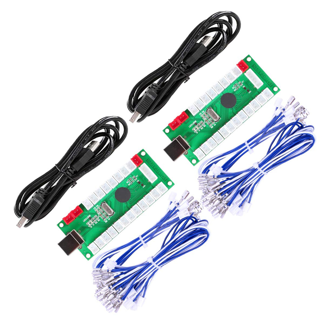 Fosiya Nullverzögerungs Arcade Controller USB Encoder PC Joystick für Windows & Linux & MAME & Raspb