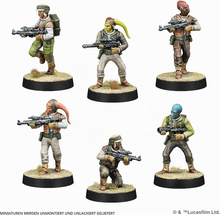 Atomic Mass Games, Star Wars: Legion - Rebel Troopers (Rebellentruppen), Erweiterung, Tabletop, 2 Sp
