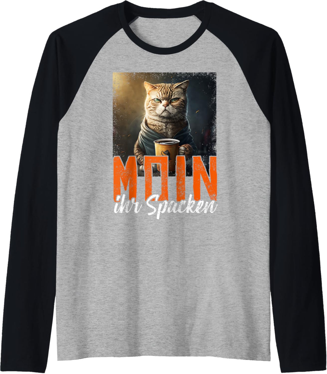 Moin ihr Spacken Guten Morgen Katze Plattdeutsch Norden Raglan