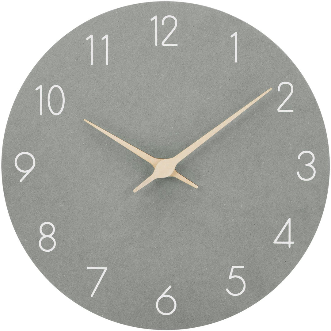 MDF Holz Wanduhr Ohne TickgeräUsche Lautlos Modern 25cm Quarz Gross Batterie Betriebene Wanduhr Einf
