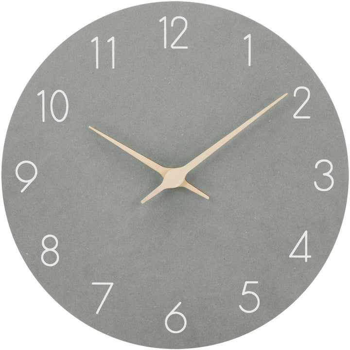 MDF Holz Wanduhr Ohne TickgeräUsche Lautlos Modern 25cm Quarz Gross Batterie Betriebene Wanduhr Einf