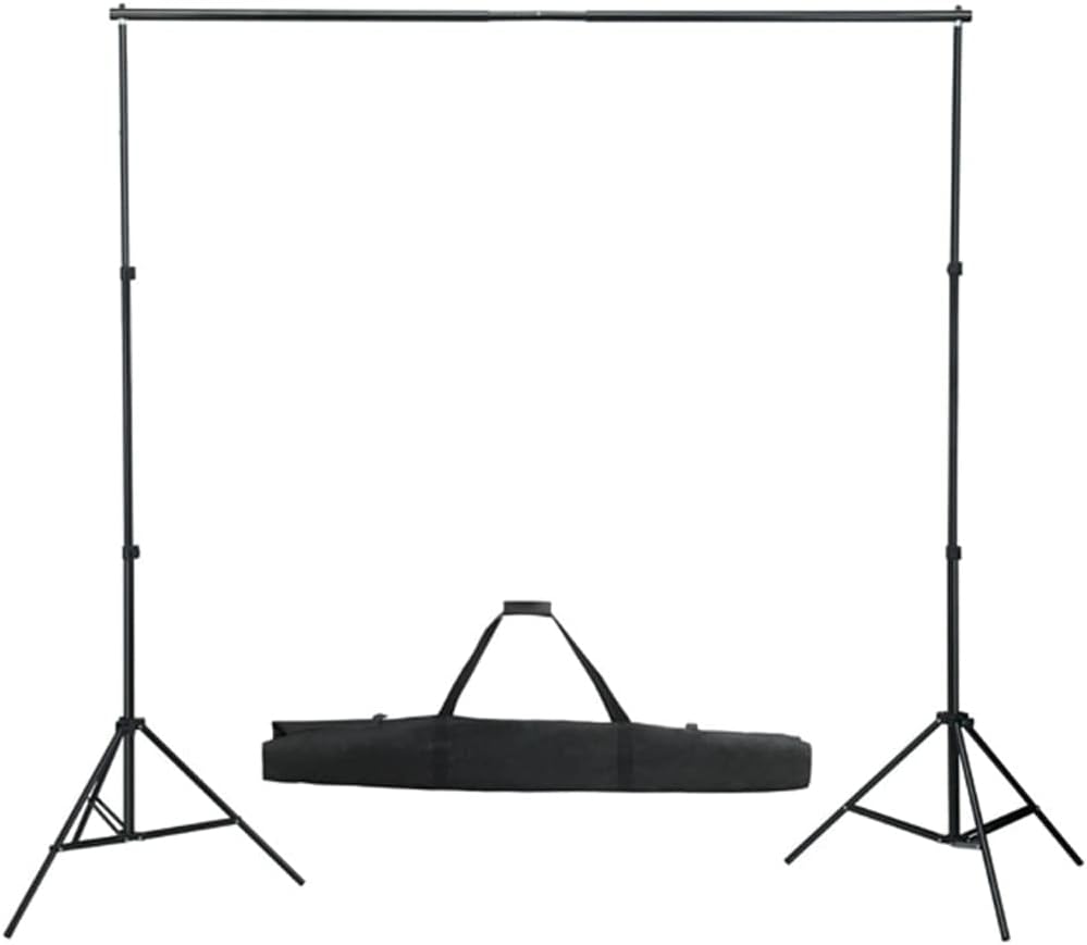 Fotostudio-Set mit Softboxen Hintergrundsystem Reflektor Studiolicht und Stativ für professionelle P