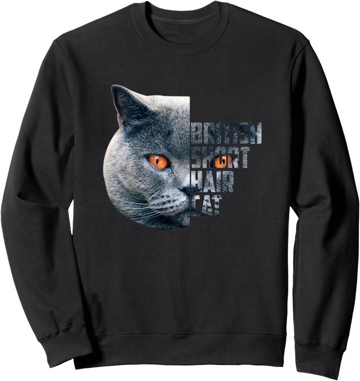 Britisch Kurzhaar Katzen BKH Blue Sweatshirt