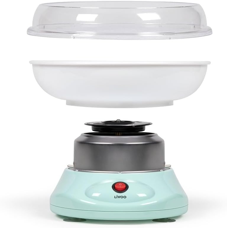 Livoo, Zuckerwattemaschine DOM468, 450 W, 3 Minuten, kompakt, Abnehmbarer Behälter