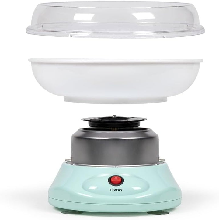 Livoo, Zuckerwattemaschine DOM468, 450 W, 3 Minuten, kompakt, Abnehmbarer Behälter