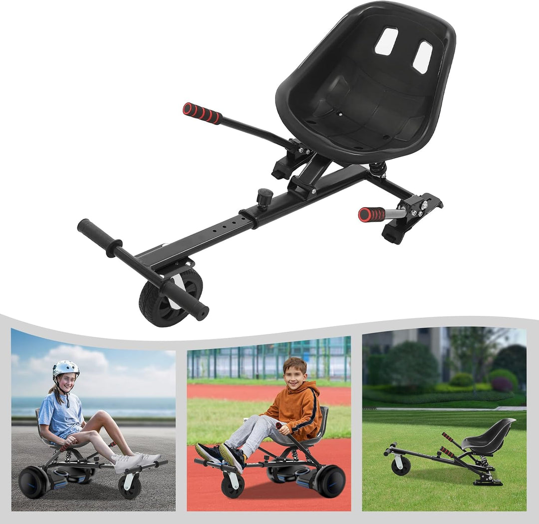 Hoverboard Sitz Verstellbarer für Self-Balance Scooter mit Frontreifen für 6.5"-10" Hoverboards, Uni