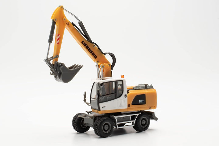 Herpa Bagger Modell Liebherr Mobilbagger A 920 Litronic „Liebherr“, originalgetreu im Massstab 1:87,