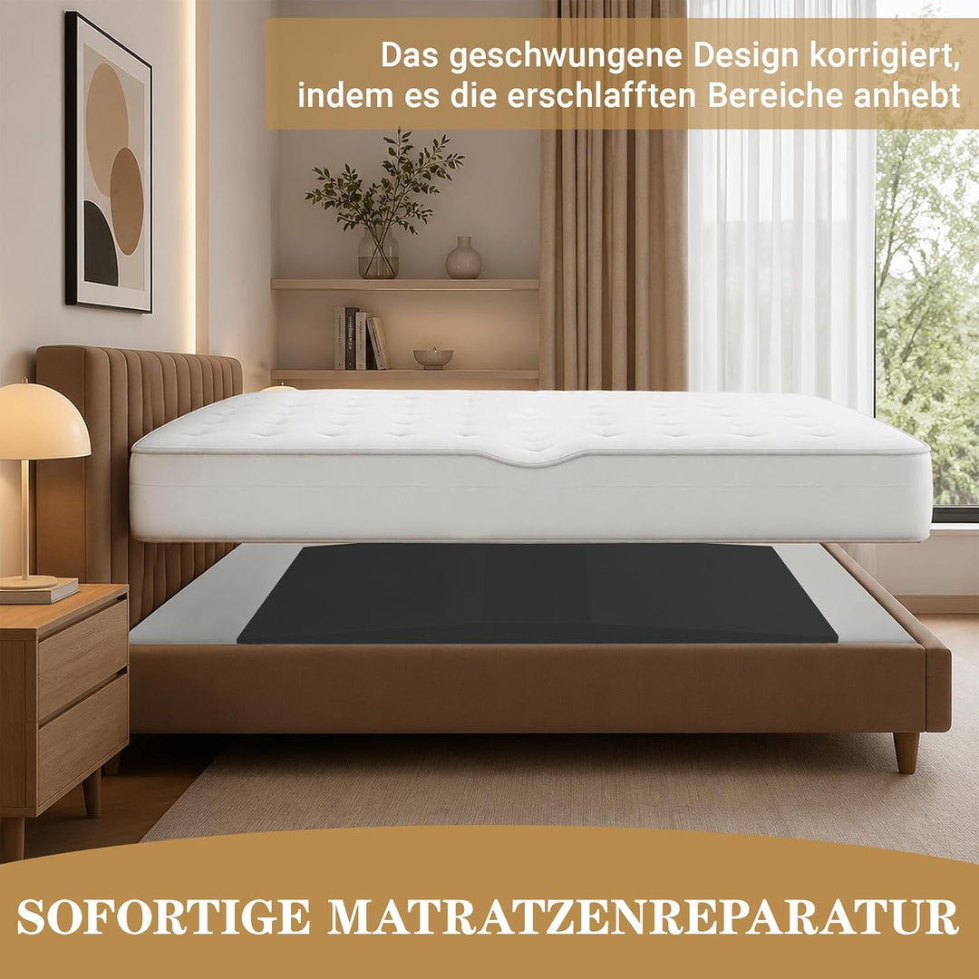 Matratzenstütze, Schaumstoffe für Eingesunkene Matratzen Schwarz, Schwarz