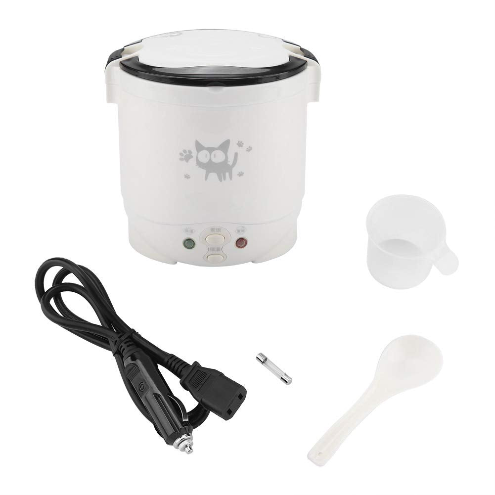 Kleiner Reiskocher, tragbarer Reiskocher, 12 V, für Auto, Heizfunktion und Warmhaltung, kann als ele