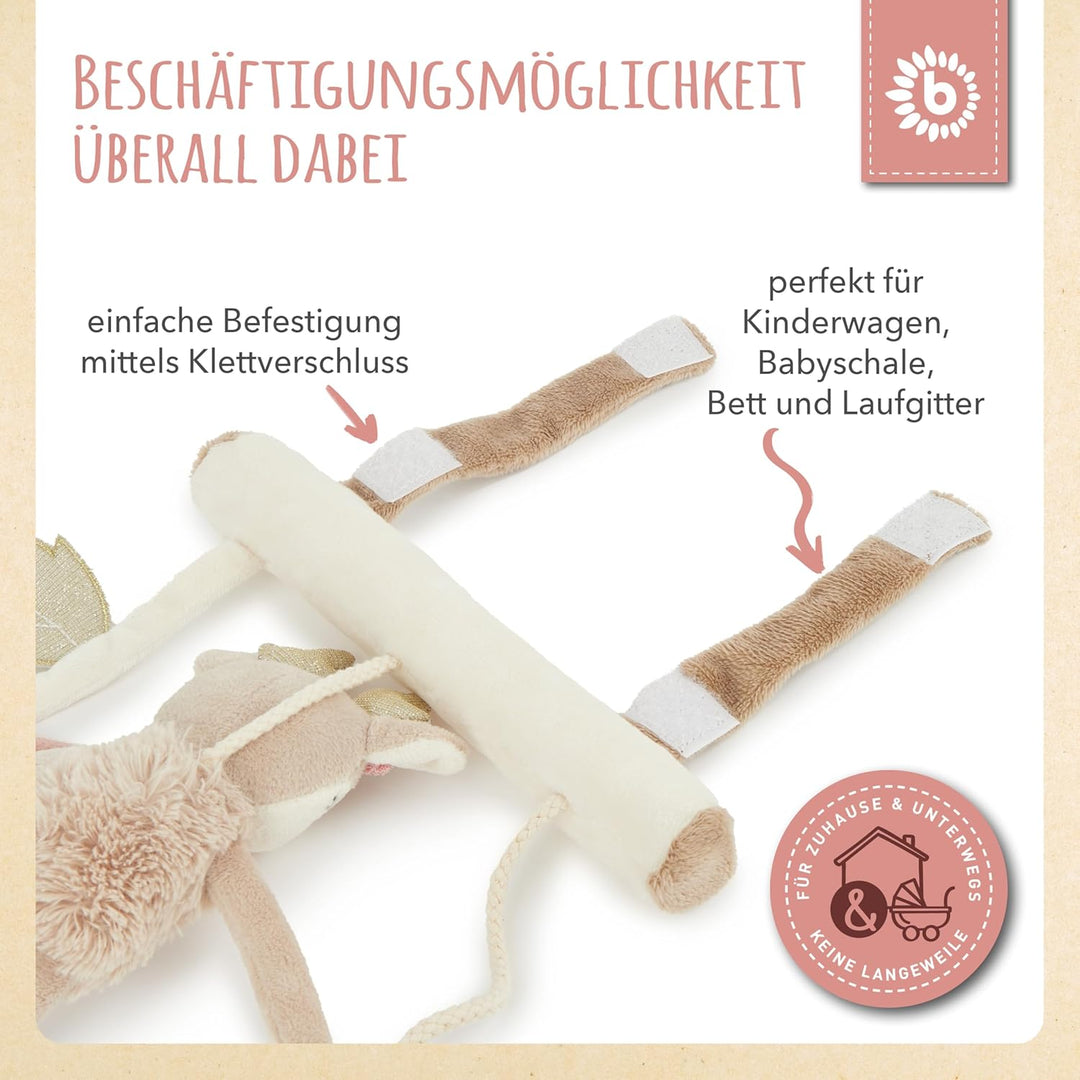 Baby Kinderwagenkette Mädchen REH Ella| Maxi Cosi | Mobile Kinderwagen Spielbogen Spieluhr Kette Spi