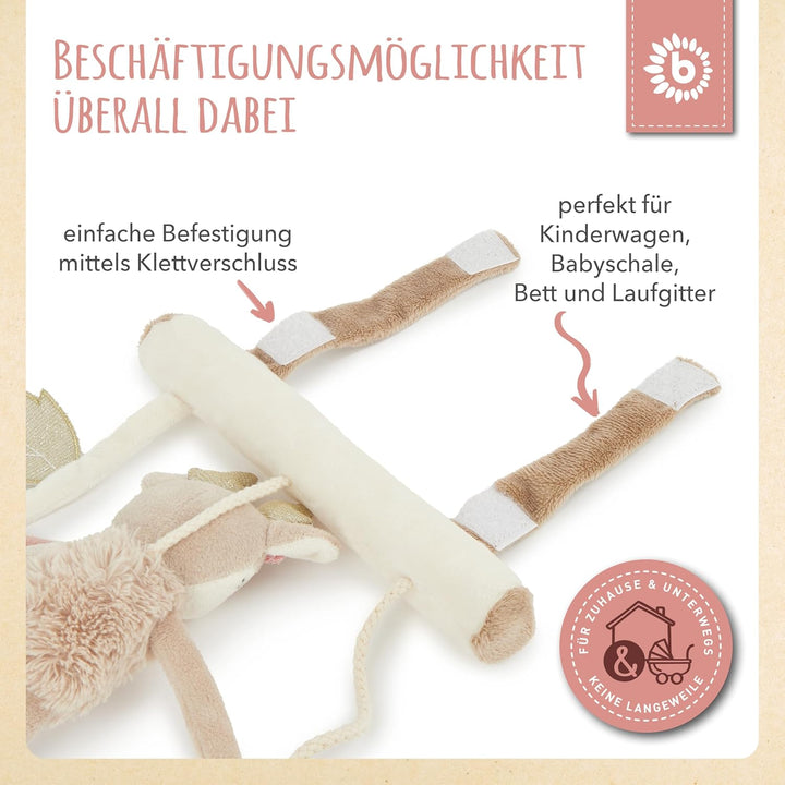 Baby Kinderwagenkette Mädchen REH Ella| Maxi Cosi | Mobile Kinderwagen Spielbogen Spieluhr Kette Spi