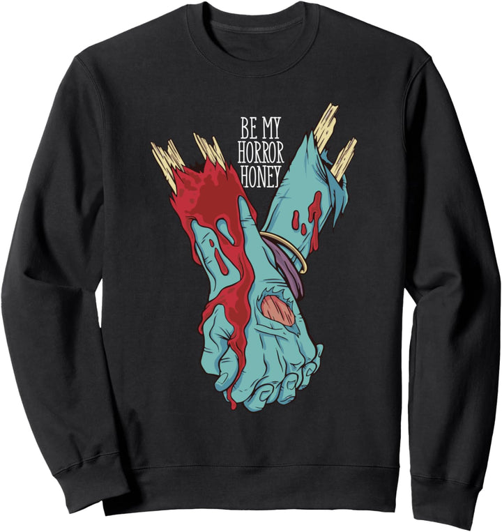 Sei mein Horror Schatz, Zombie-Liebespaar Sweatshirt