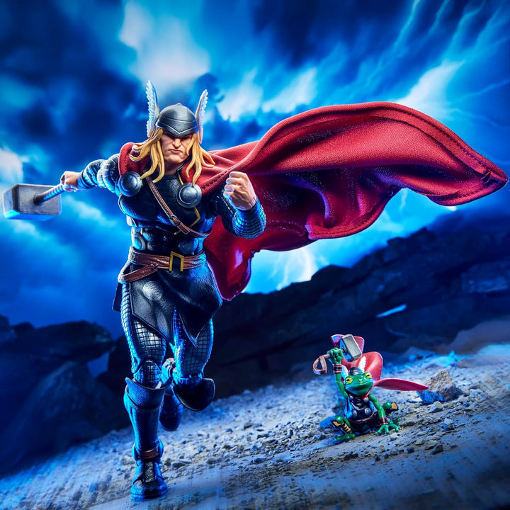 Marvel Legends Maximum Series Thor, Deluxe Action-Figur (15 cm) zum Sammeln zu den Thor Comics; bewe