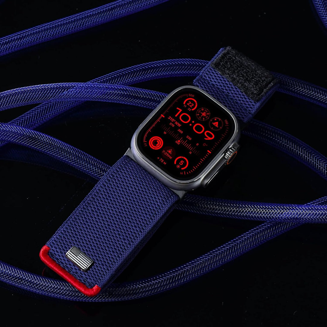 Tefeca Fortitude Elite Serie Ultrawide Armband Kompatibel mit Apple Watch Ultra/Ultra2 Serie 10/9/8/