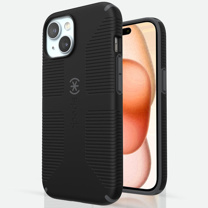 Speck iPhone 15 Hülle - Gebaut für MagSafe, Fallschutzgriff - für iPhone 15 iPhone 14 & iPhone 13 -