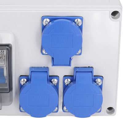 Wasserdichte Steckdose, sichere Arbeitssteckdose 200-250V Standardausführung mit 230V 40A 1P+N RCD f